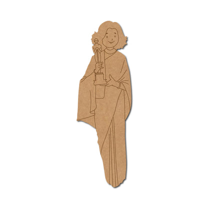 Woman With Award Pre Marked MDF Design 2