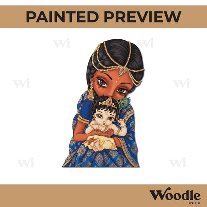 Woman With Child Pre Marked MDF Design 1