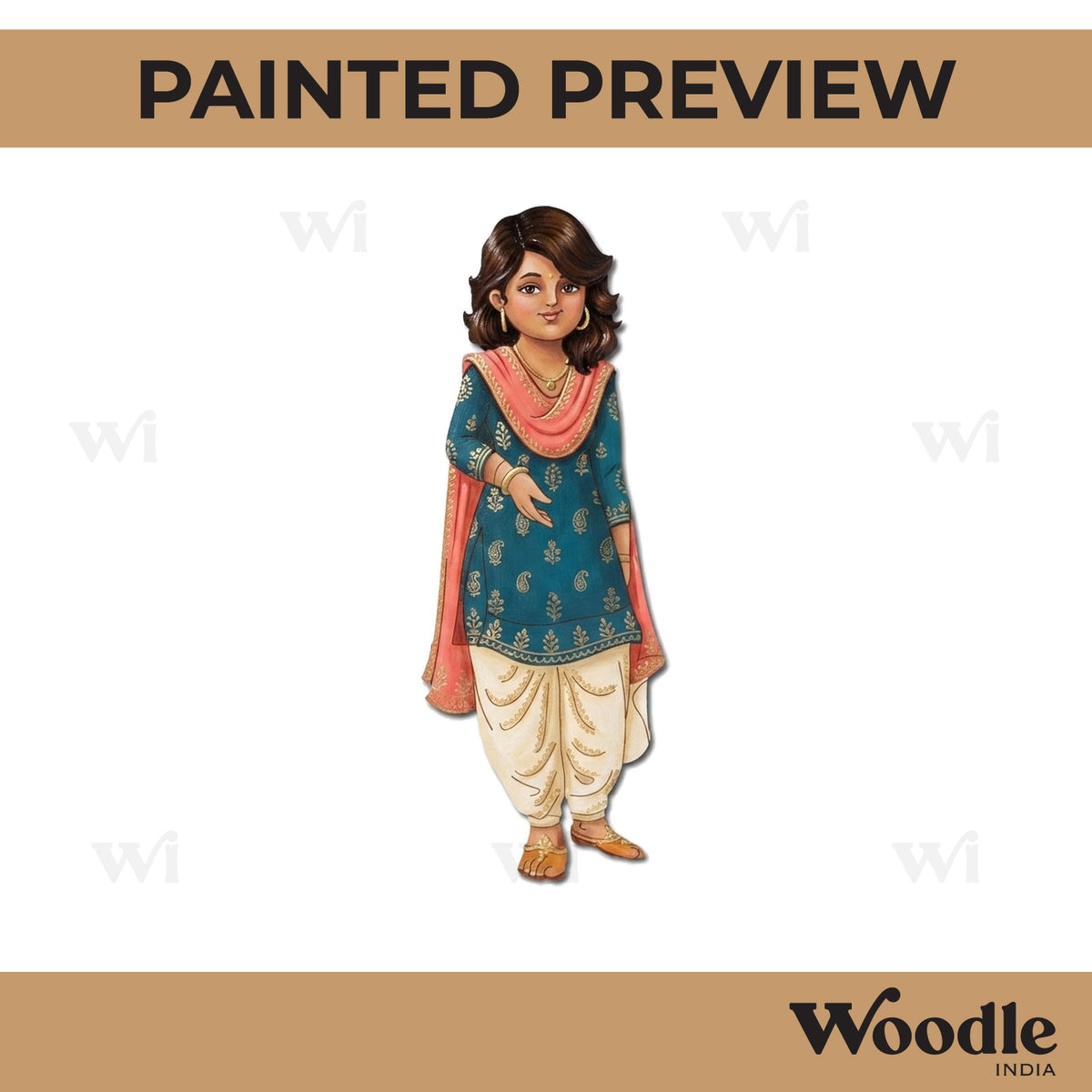 Woman Pre Marked MDF Design 20