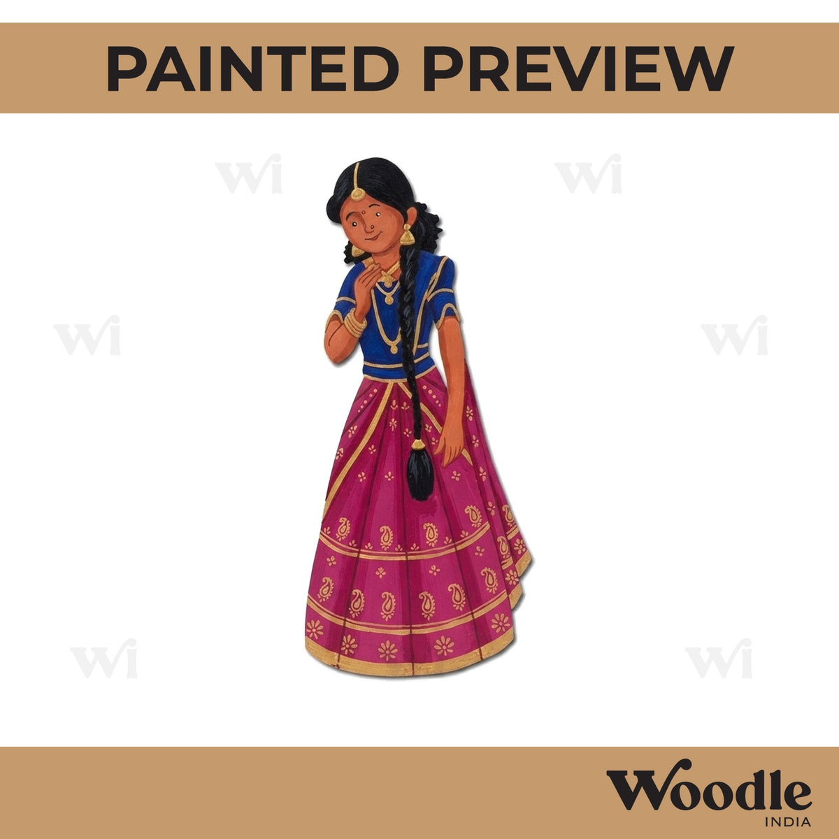 Woman Pre Marked MDF Design 22