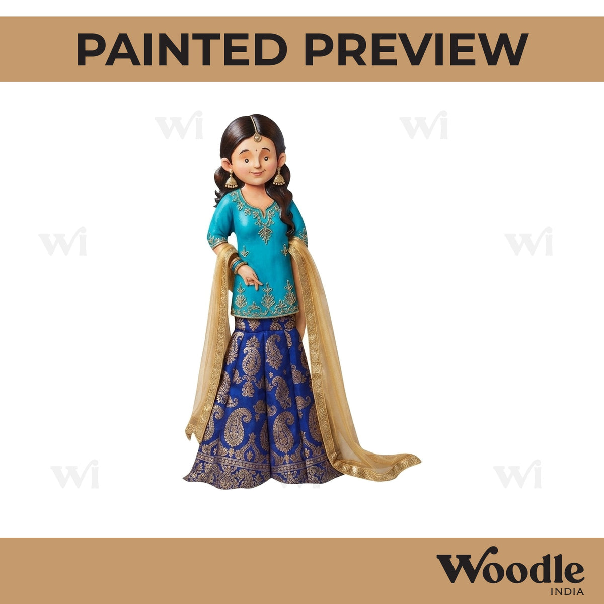 Woman Pre Marked MDF Design 24