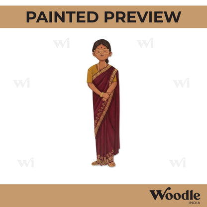 Woman Pre Marked MDF Design 40