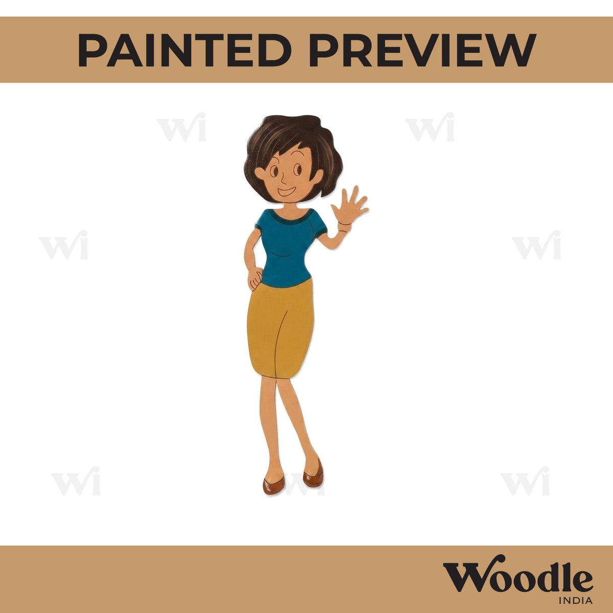 Woman Pre Marked MDF Design 48
