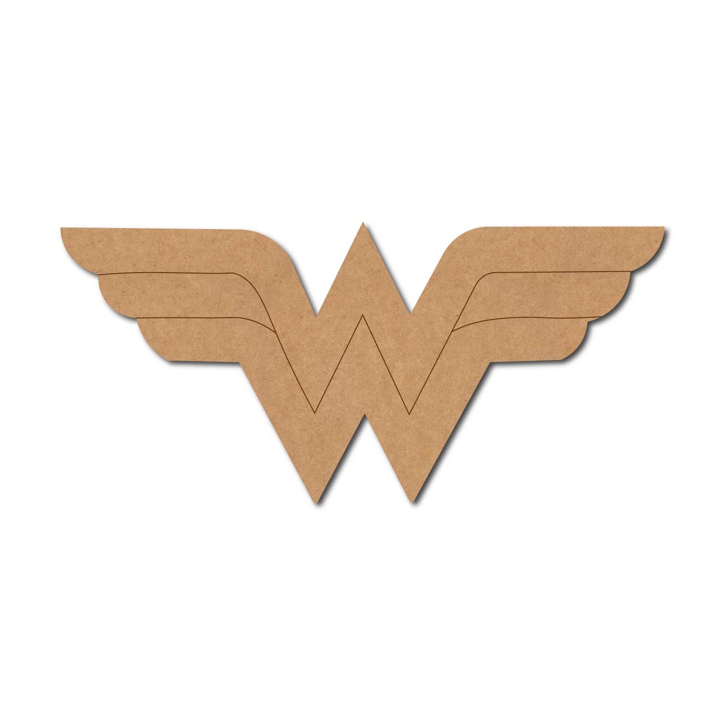 Wonder Woman DC Logo Pre Marked MDF Design 1