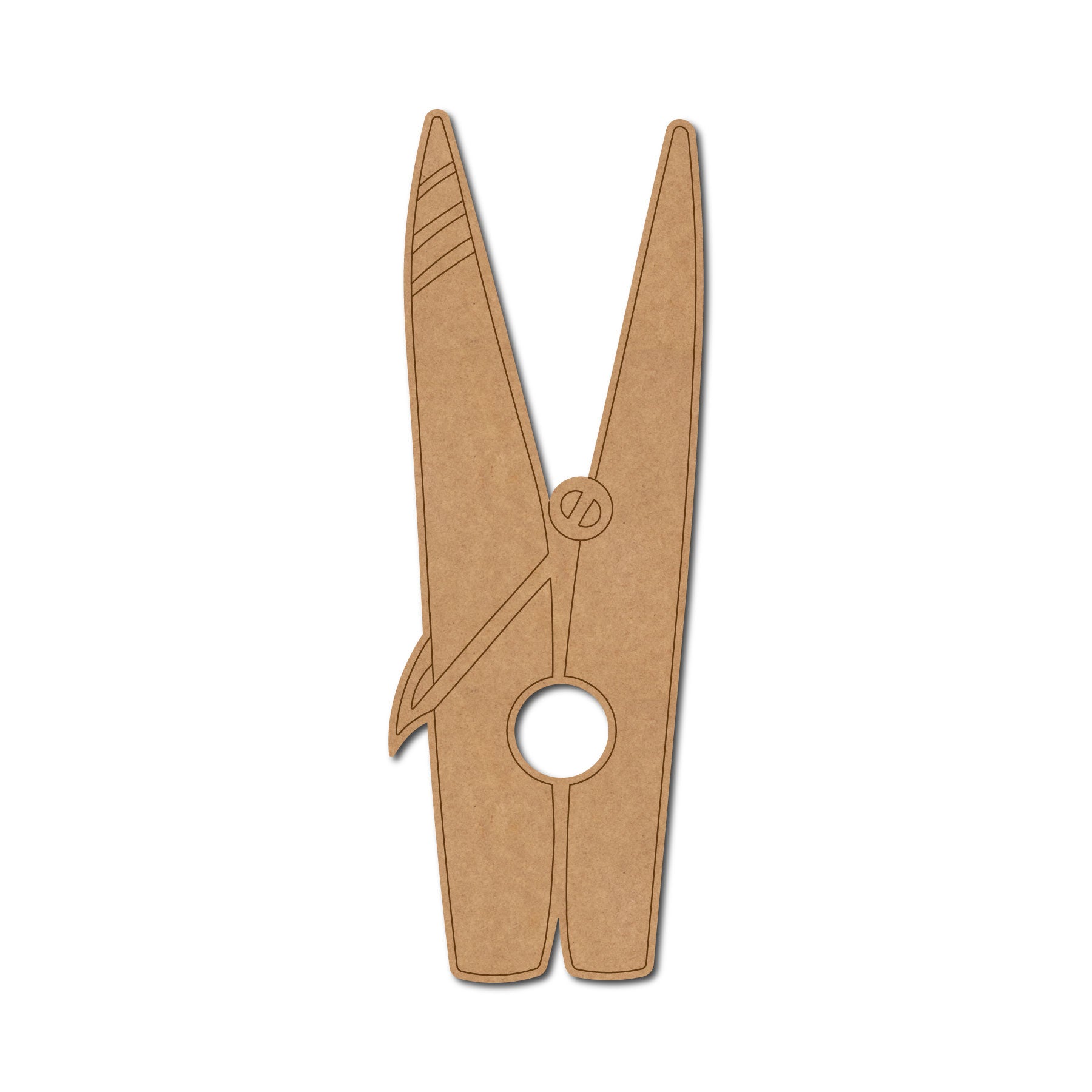 Wooden Clip Pre Marked MDF Design 1 – Woodle India