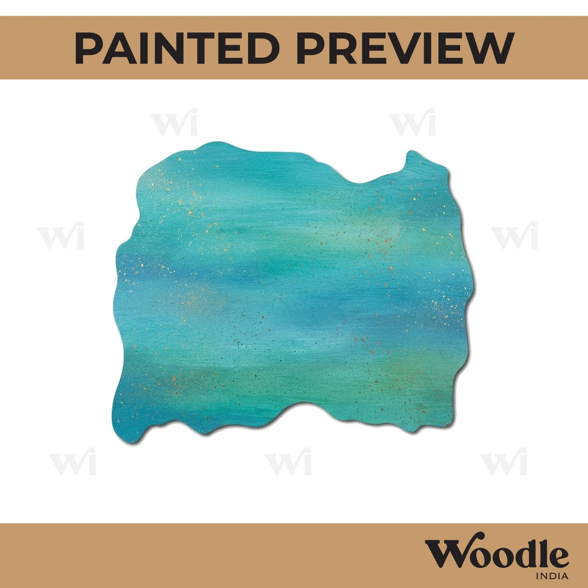 Wooden Shape Cutout MDF Design 1