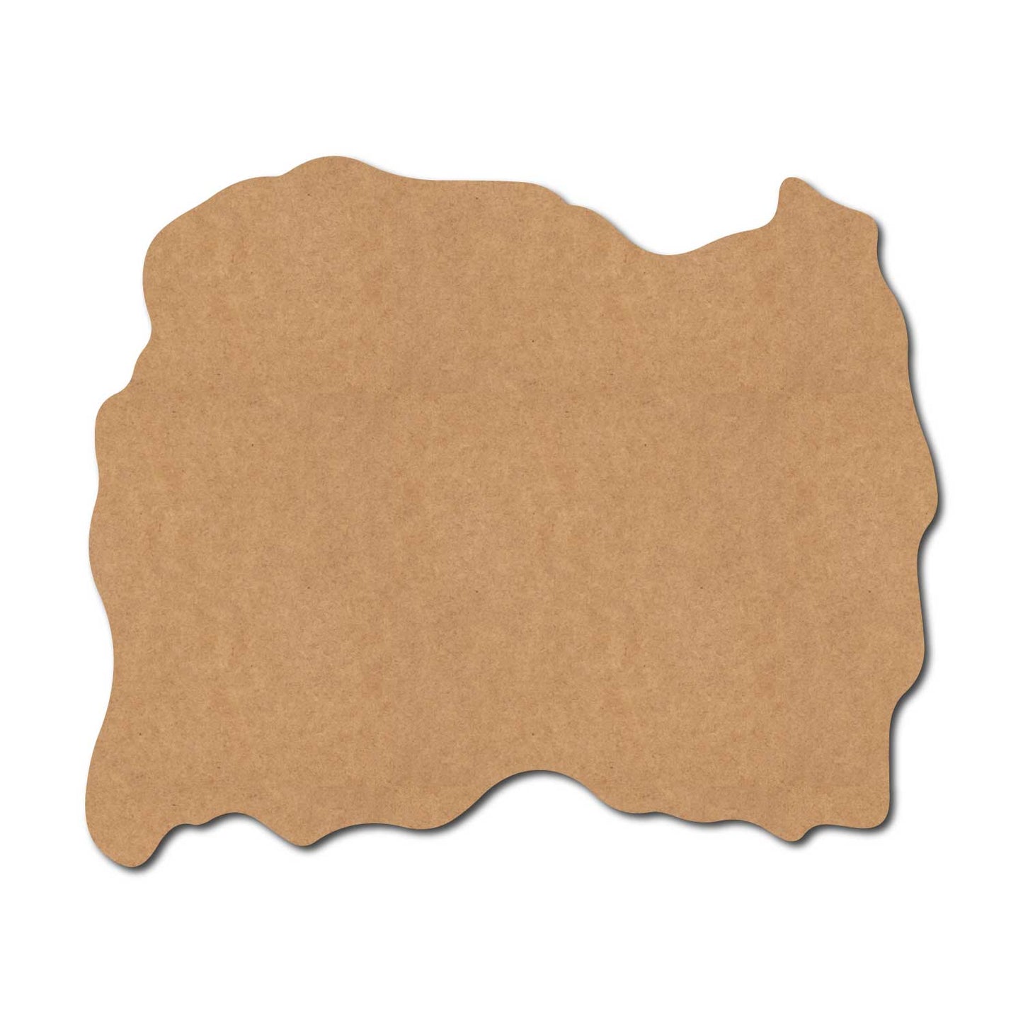 Wooden Shape Cutout MDF Design 1