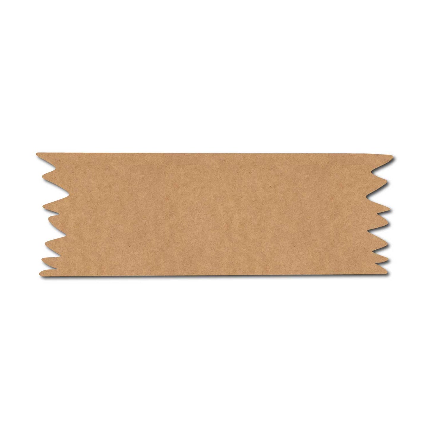 Wooden Shape Plank Cutout MDF Design 1
