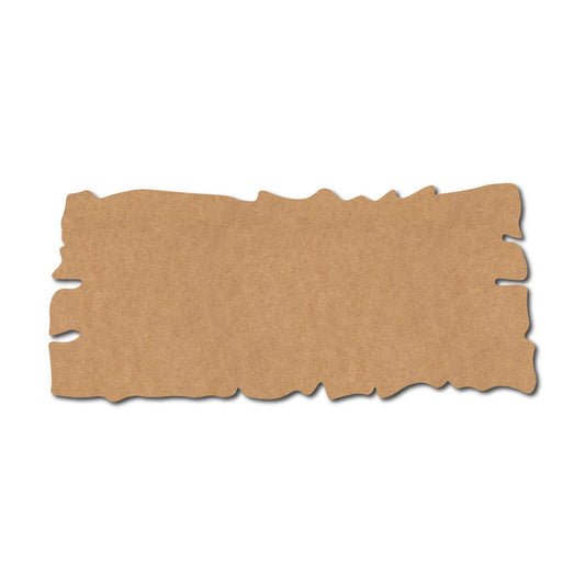 Wooden Shape Plank Cutout MDF Design 2