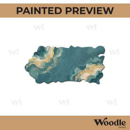 Wooden Shape Plank Cutout MDF Design 3