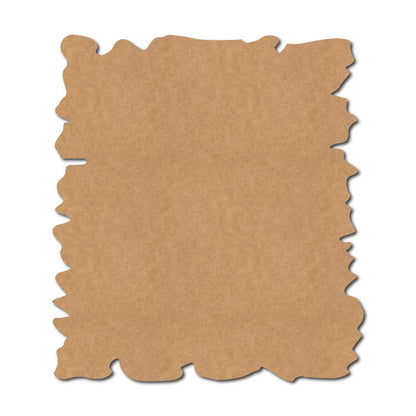 Wooden Shape Rectangle Cutout MDF Design 3