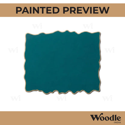 Wooden Shape Rectangle Cutout MDF Design 7