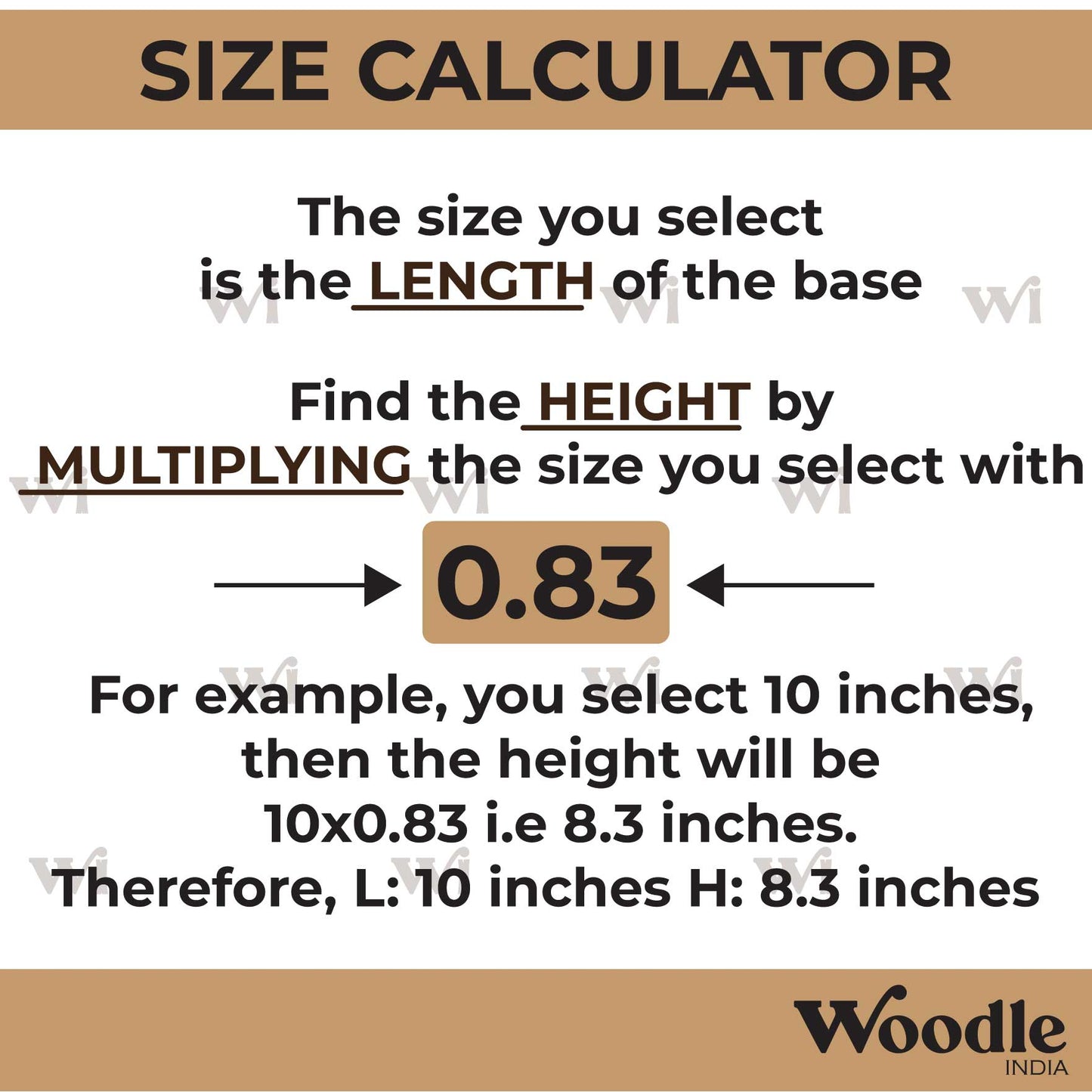 Wooden Shape Rectangle Cutout MDF Design 7