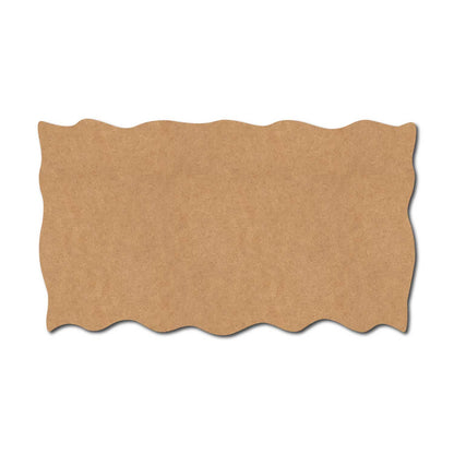 Wooden Shape Rectangle Cutout MDF Design 8