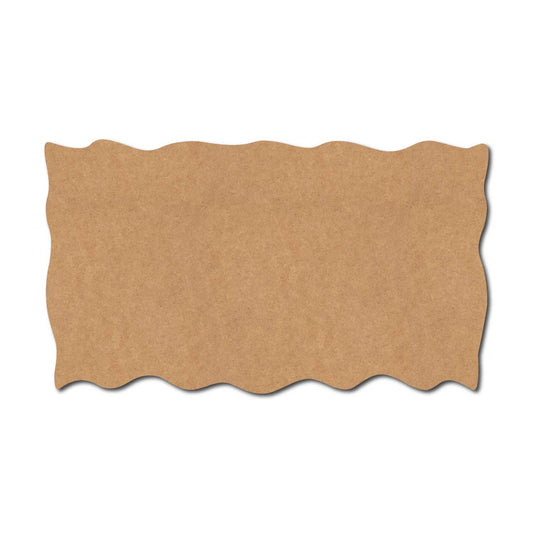 Wooden Shape Rectangle Cutout MDF Design 8
