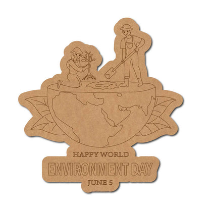 World Environment Day Pre Marked Base MDF Design 1