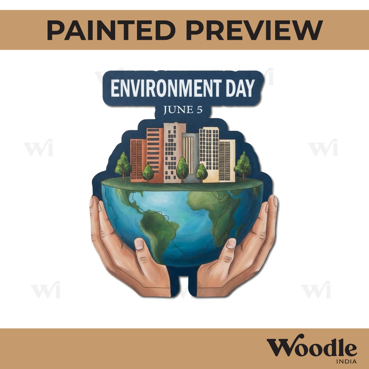 World Environment Day Pre Marked Base MDF Design 2