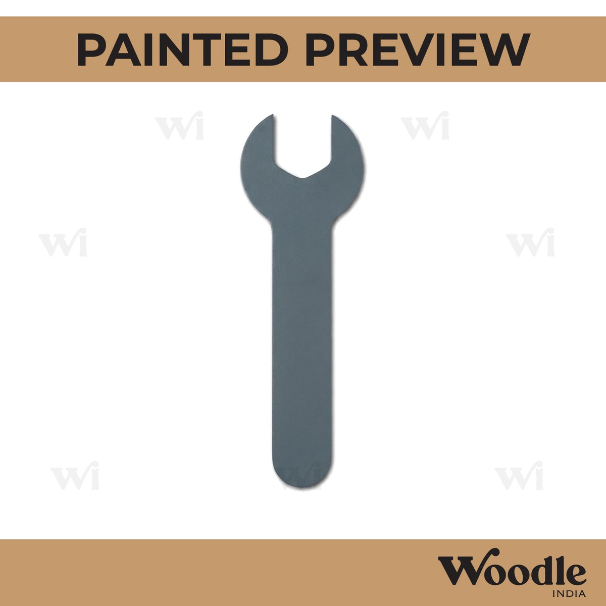 Wrench Tool Cutout MDF Design 1
