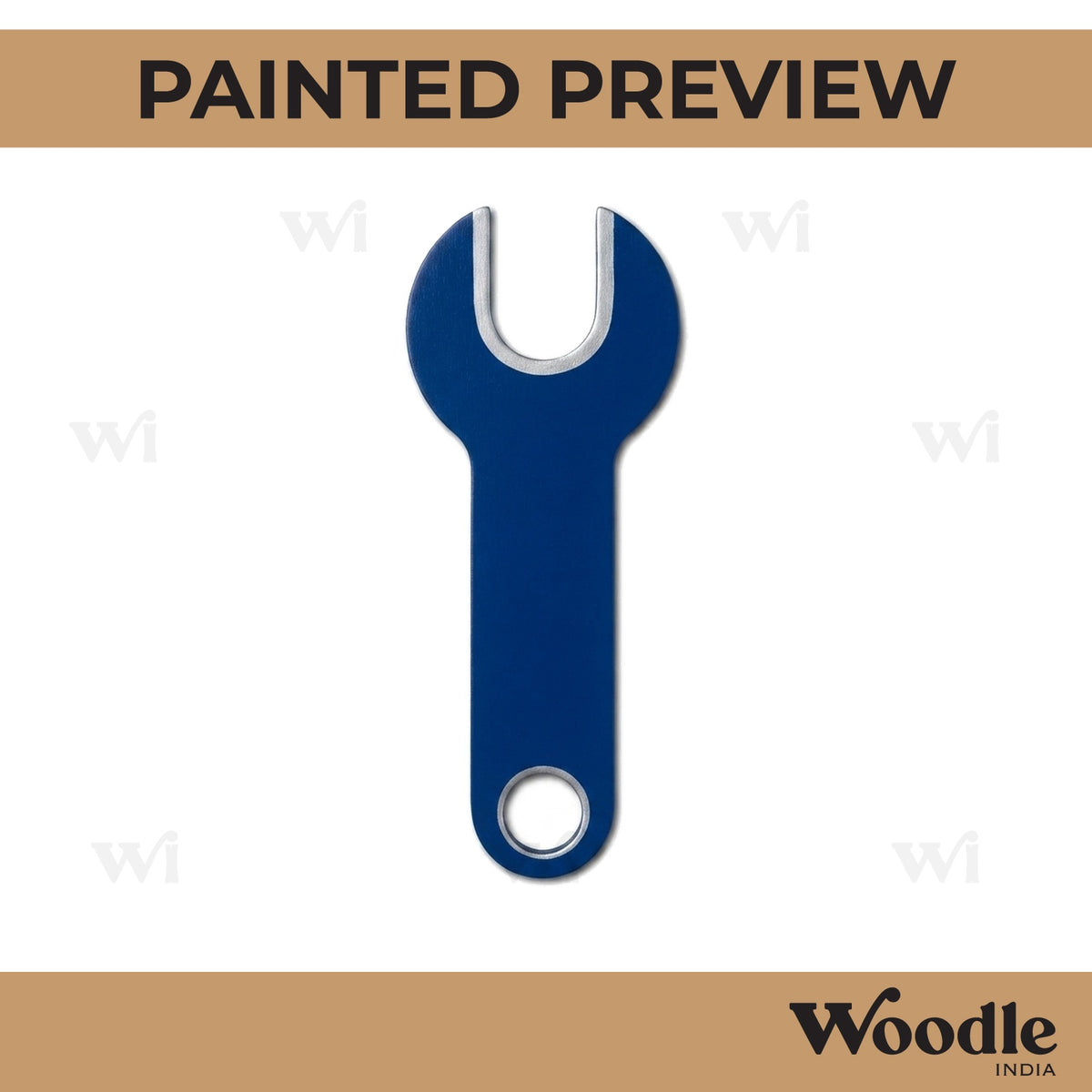 Wrench Tool Cutout MDF Design 2