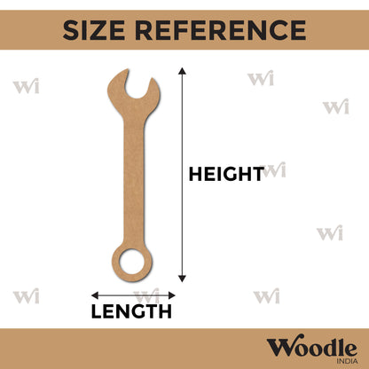 Wrench Tool Cutout MDF Design 3