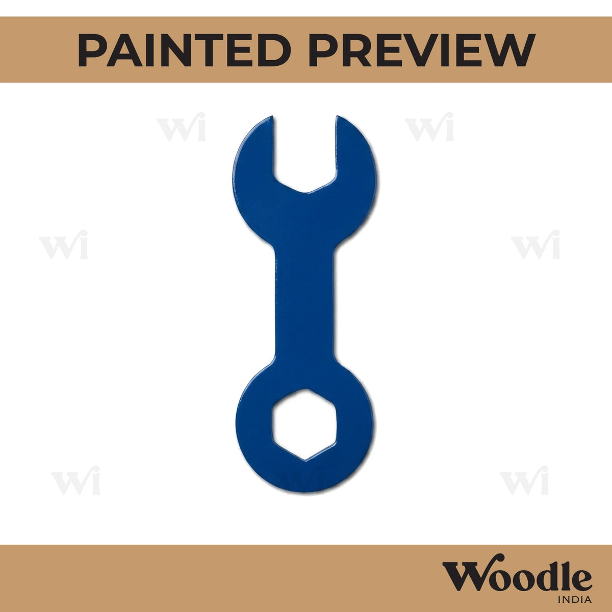 Wrench Tool Cutout MDF Design 5