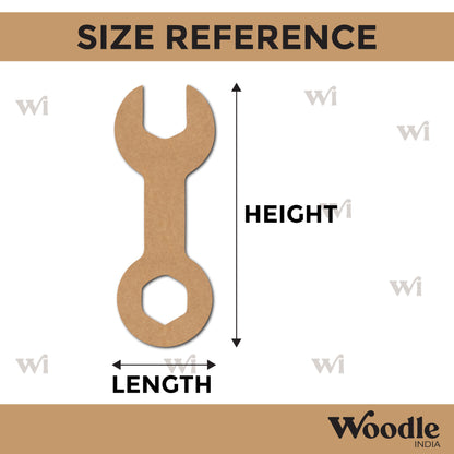 Wrench Tool Cutout MDF Design 5