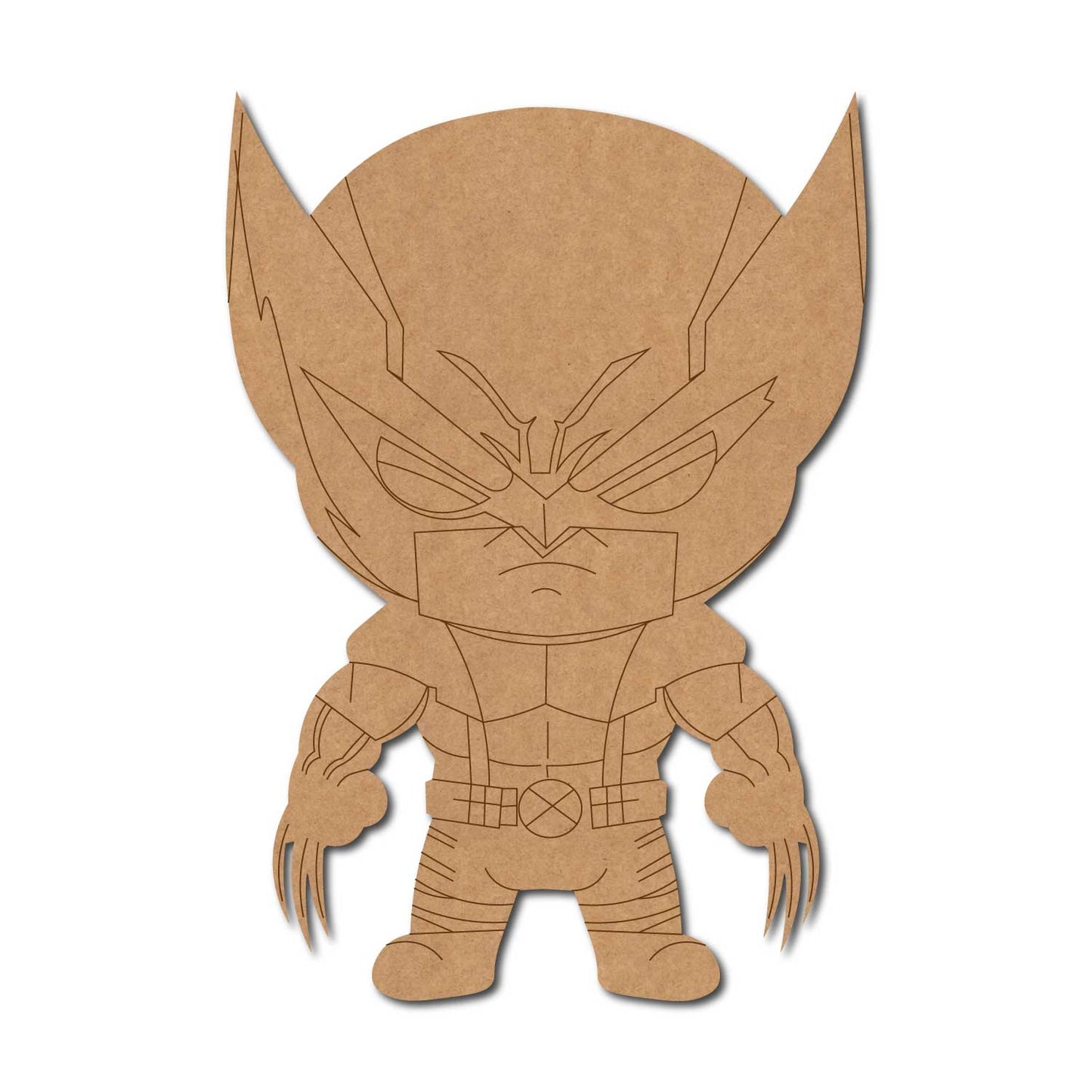 X-Men Wolverine Marvel Pre Marked MDF Design 2