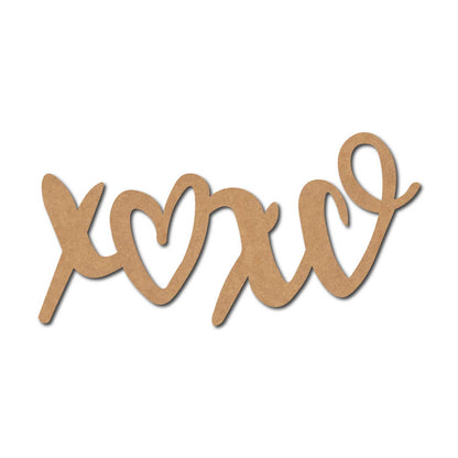 XOXO Cutout MDF Design 2
