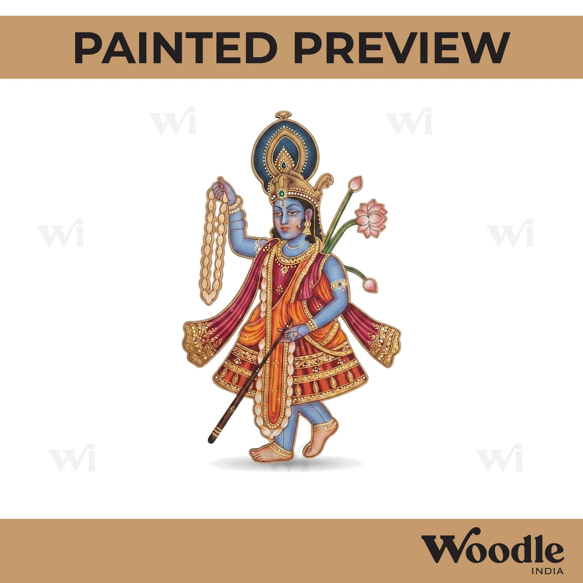 Yamuna Ji Pre Marked MDF Design 1