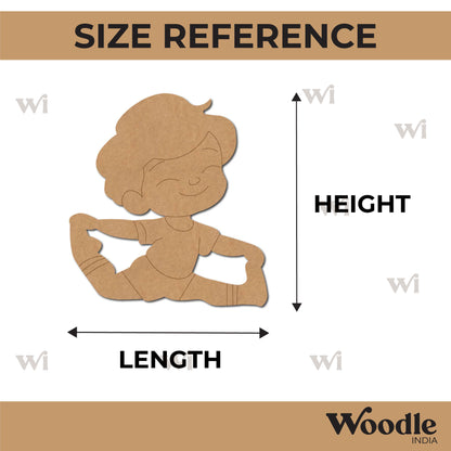 Yoga Boy Pre Marked MDF Design 3