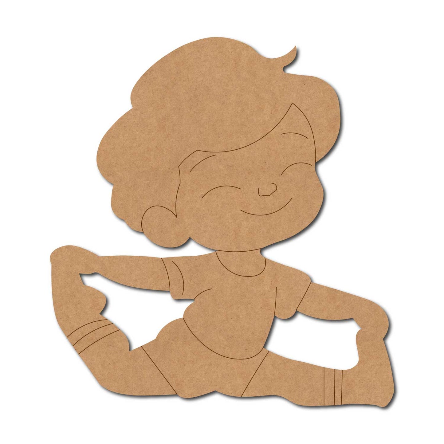 Yoga Boy Pre Marked MDF Design 3