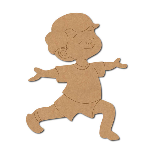 Yoga Boy Pre Marked MDF Design 4