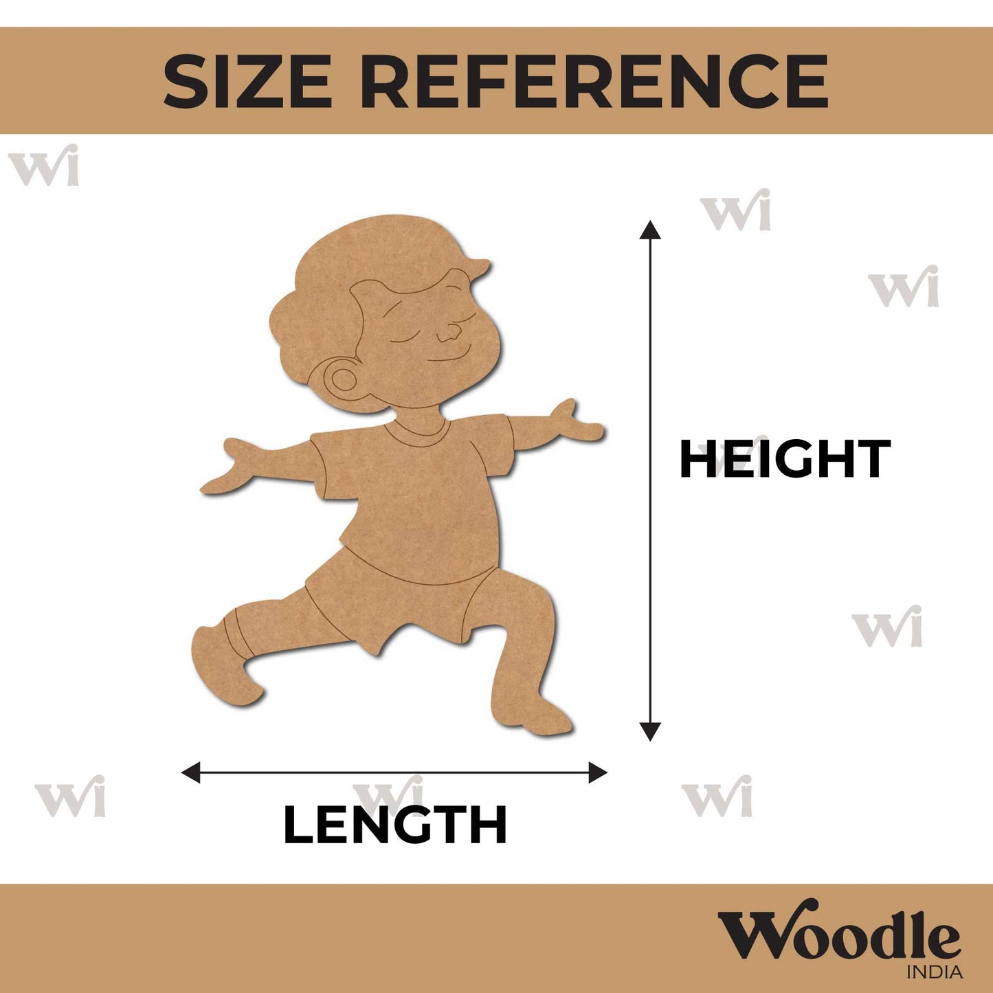 Yoga Boy Pre Marked MDF Design 4