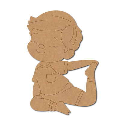 Yoga Boy Pre Marked MDF Design 5