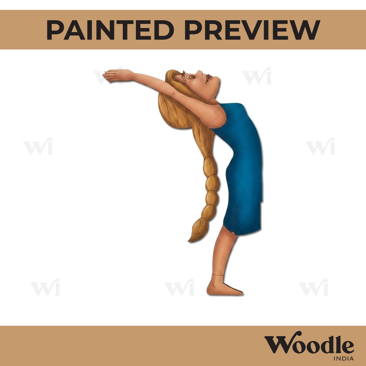Yoga Girl Pre Marked MDF Design 18