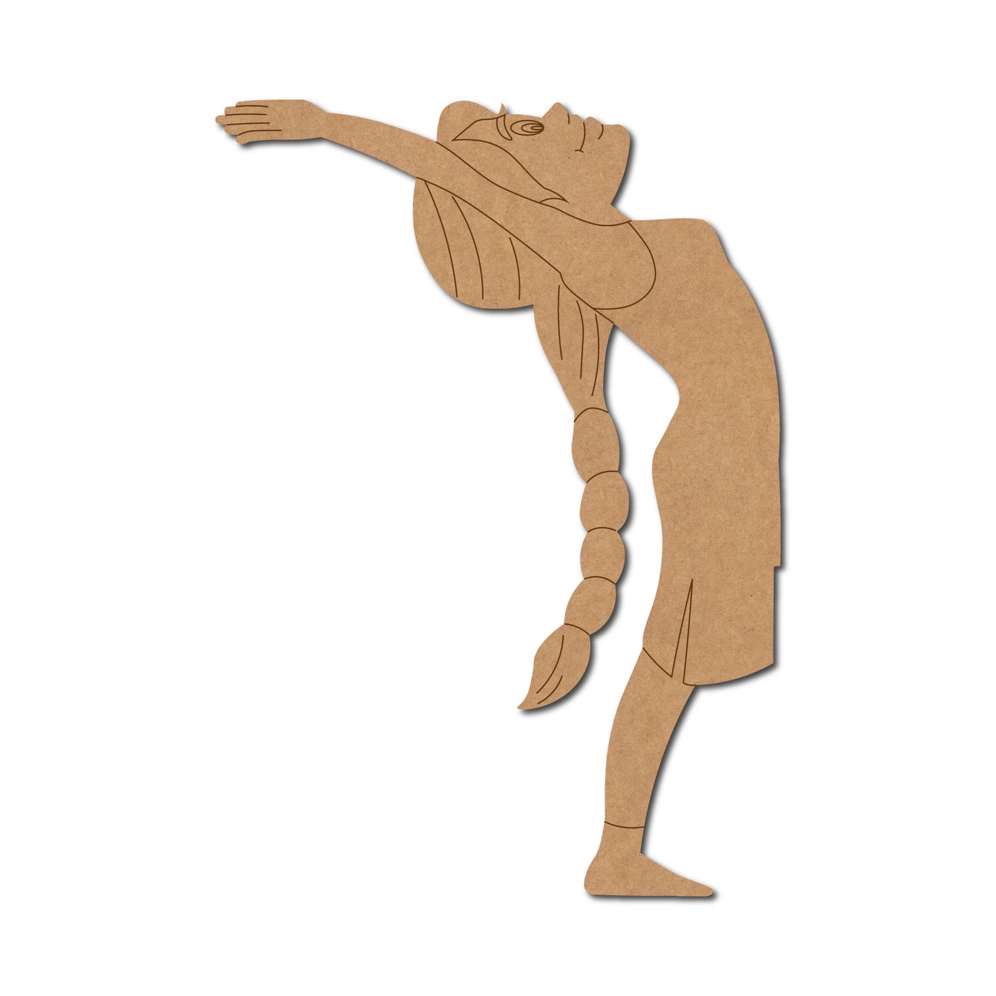 Yoga Girl Pre Marked MDF Design 18