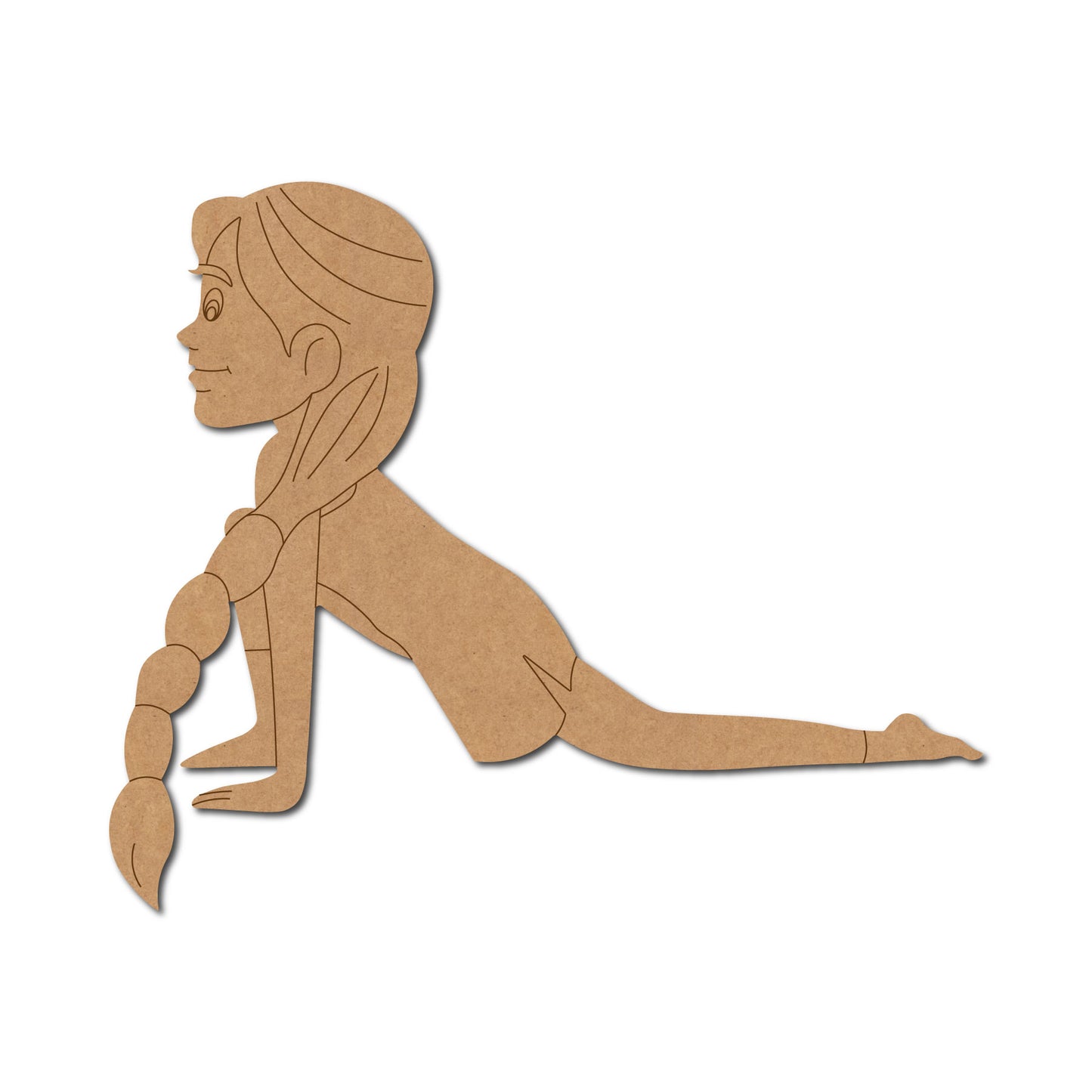 Yoga Girl Pre Marked MDF Design 20