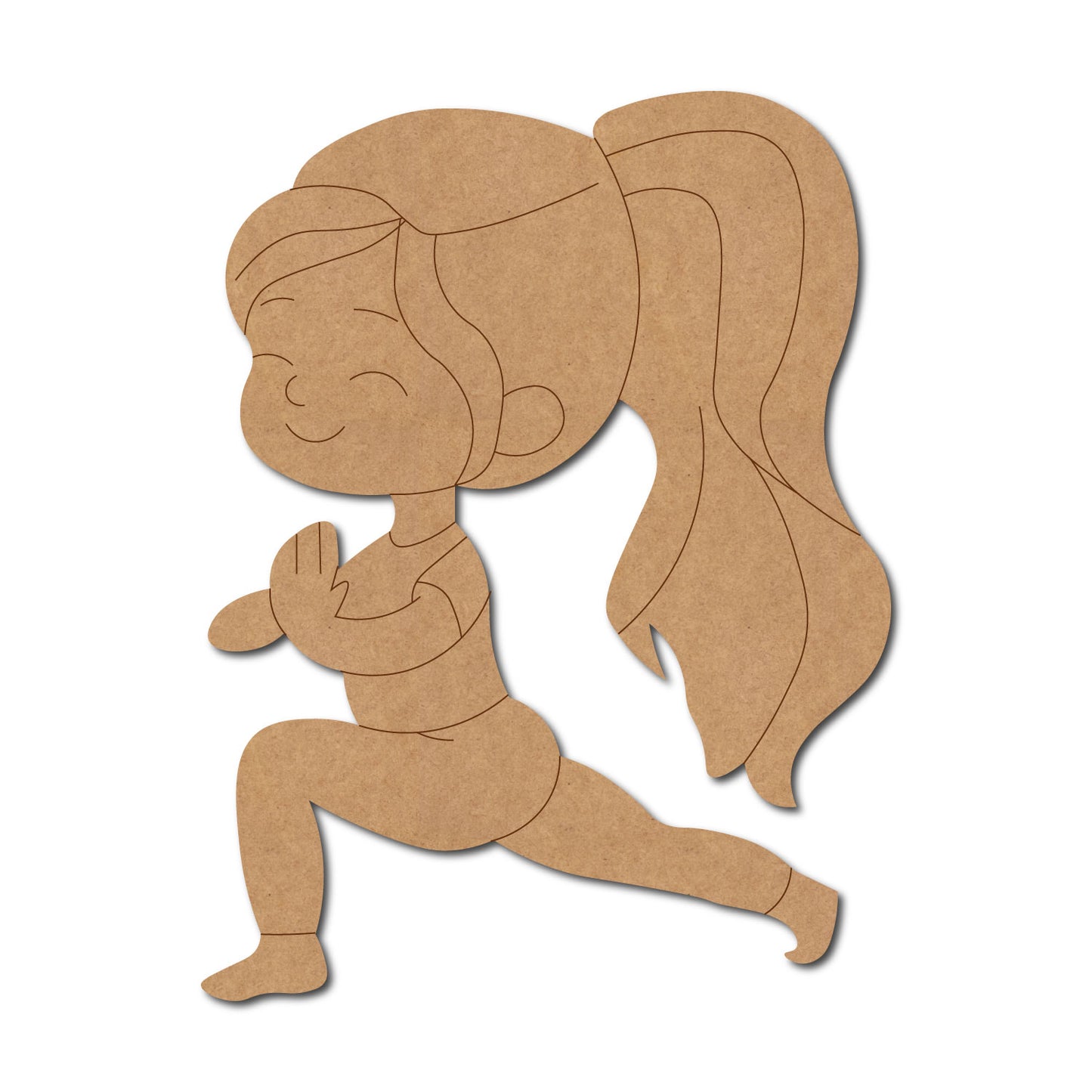 Yoga Girl Pre Marked MDF Design 23