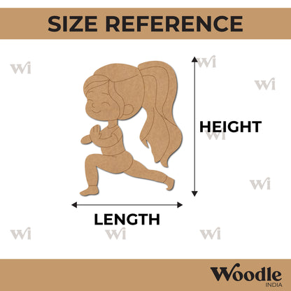 Yoga Girl Pre Marked MDF Design 23