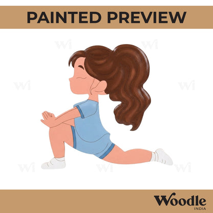 Yoga Girl Pre Marked MDF Design 24