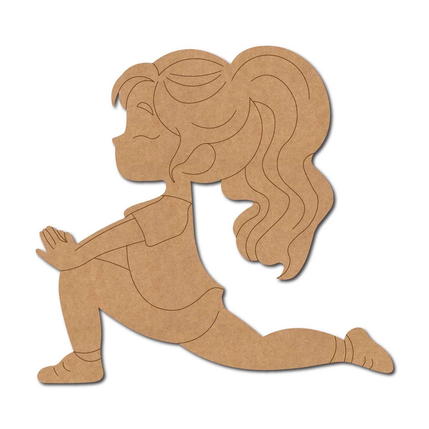 Yoga Girl Pre Marked MDF Design 24