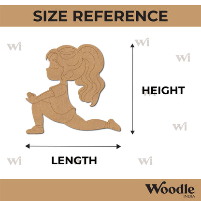 Yoga Girl Pre Marked MDF Design 24