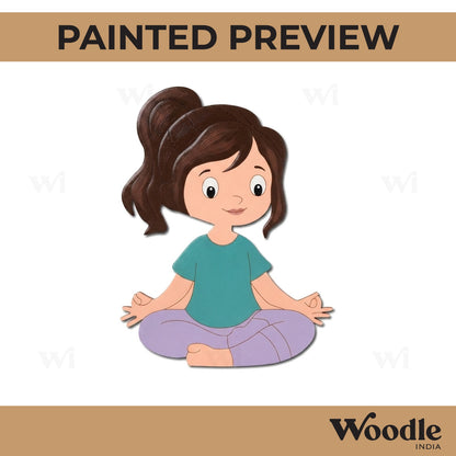 Yoga Girl Pre Marked MDF Design 25