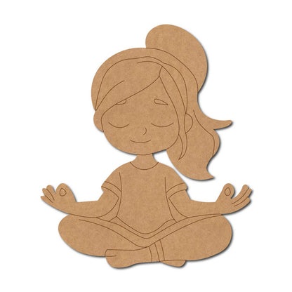 Yoga Girl Pre Marked MDF Design 27