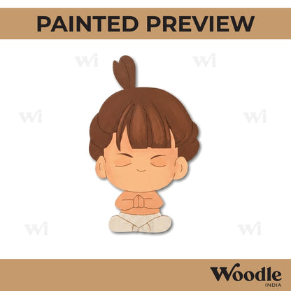 Yoga Girl Pre Marked MDF Design 3