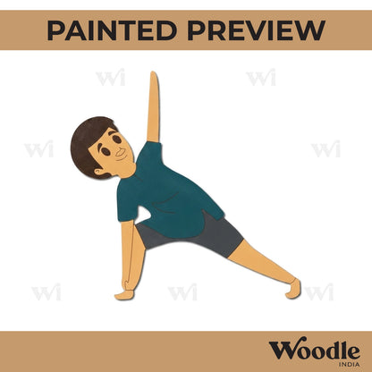 Yoga Man Pre Marked MDF Design 5