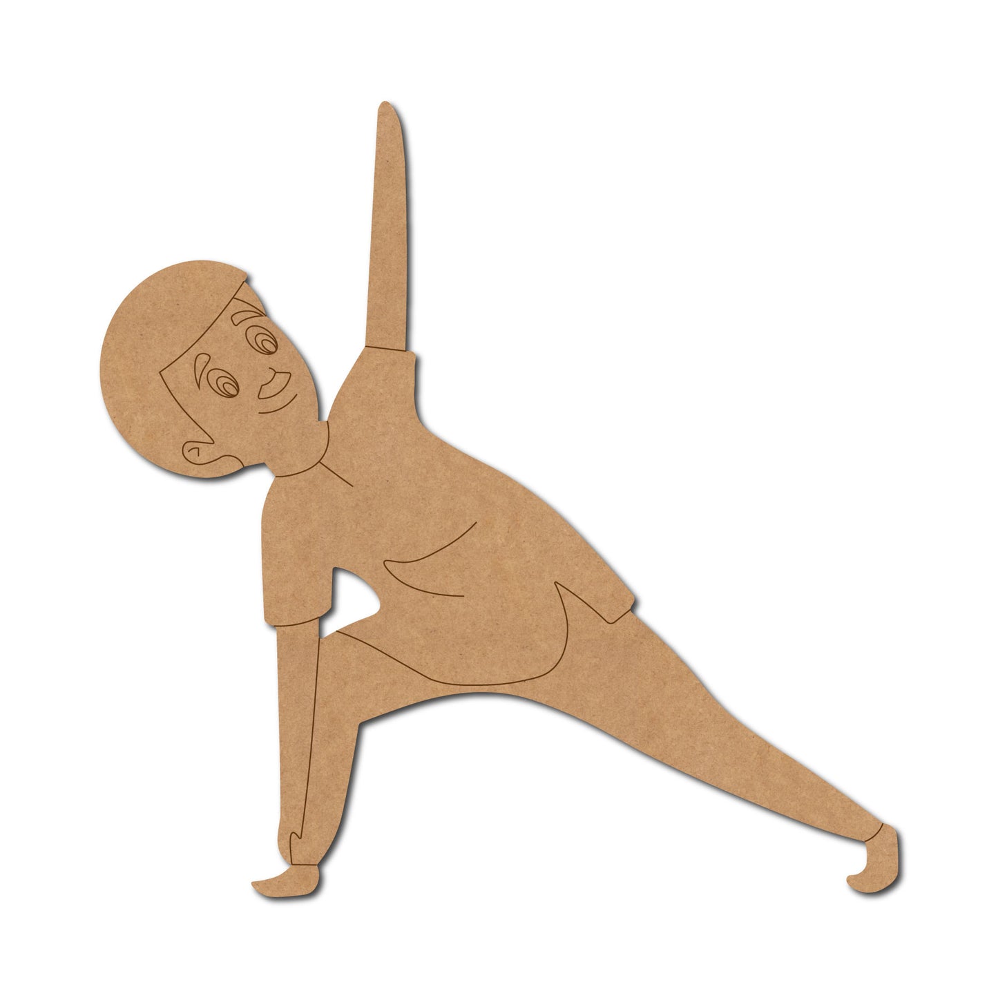 Yoga Man Pre Marked MDF Design 5