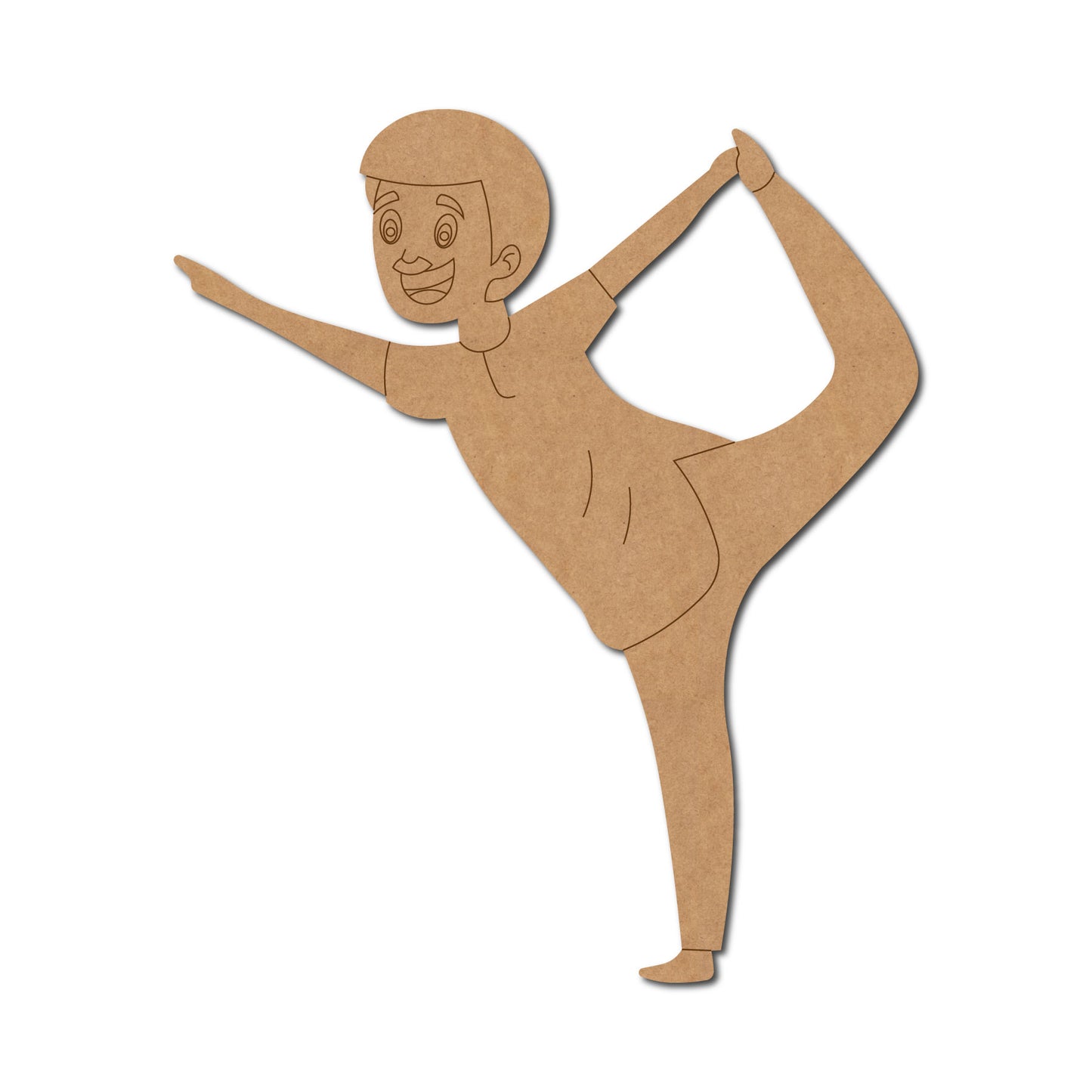 Yoga Man Pre Marked MDF Design 6