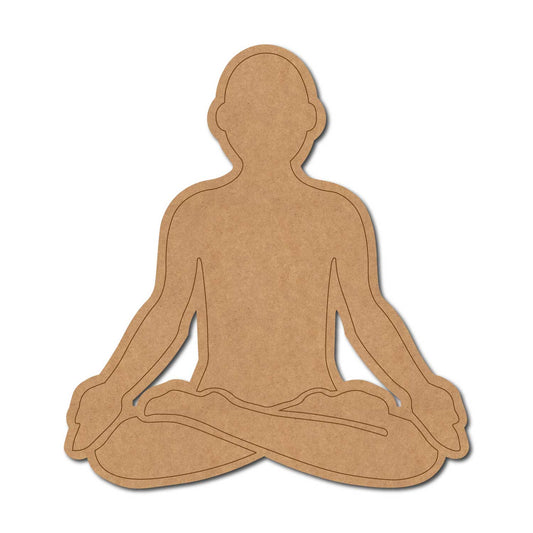 Yoga Pose Pre Marked MDF Design 1
