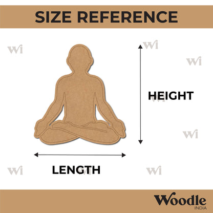 Yoga Pose Pre Marked MDF Design 1
